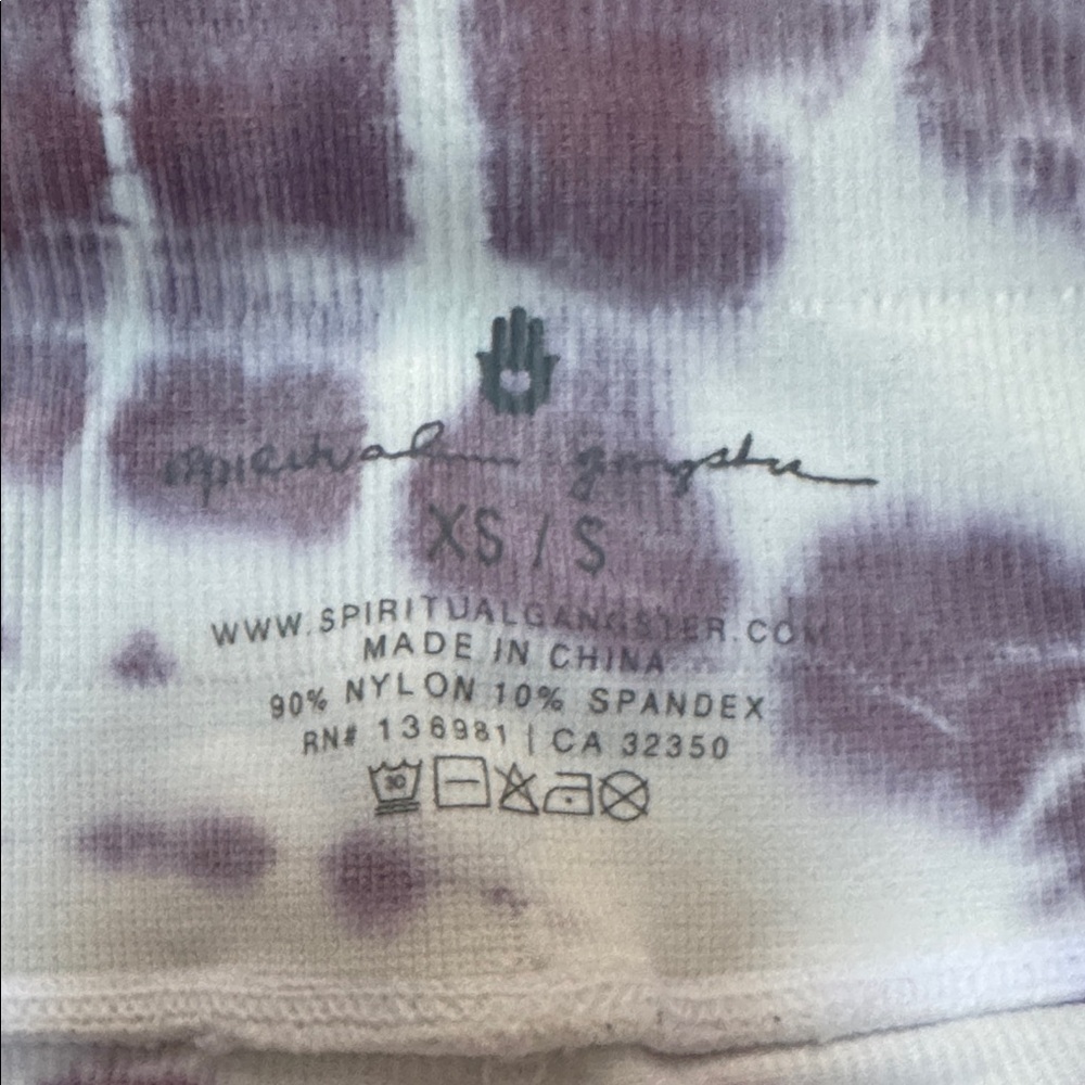 Spiritual Gangster Lavender Tie-Dye Leggings.
Like NEW